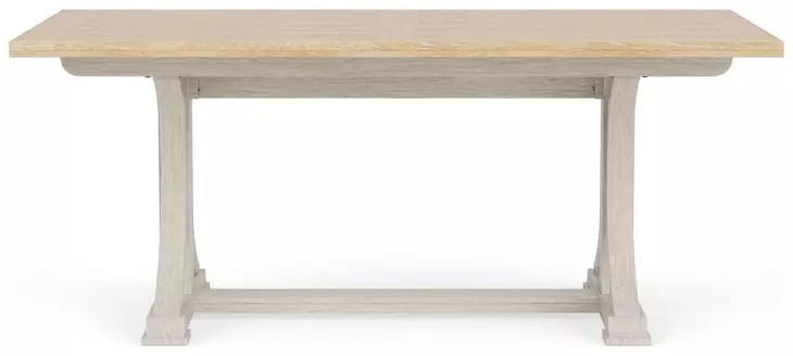 Glenndale Aged White and Wheat 90" Extendable Rectangular Dining Table