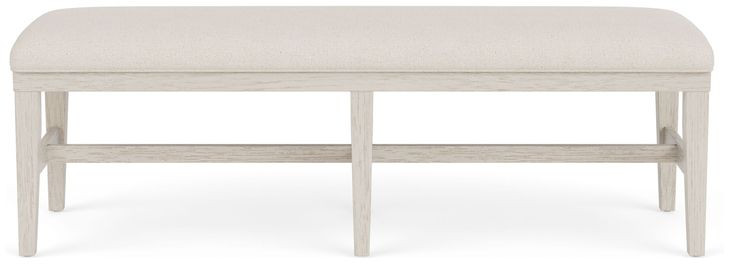 Glenndale Cream Upholstered Dining Bench