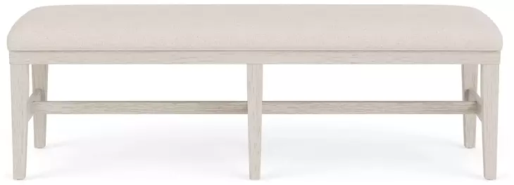 Glenndale Cream Upholstered Dining Bench