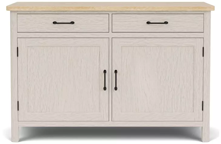 Glenndale Aged White and Wheat 2 Door Buffet