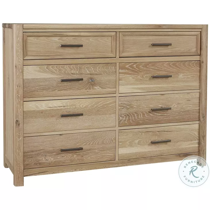 Ben And Erin Napier Bleached White 8 Drawer Dresser