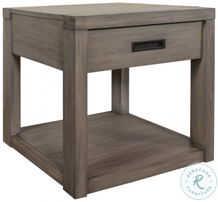 Riata Grey Wash Side Table From Riverside Furniture Coleman Furniture