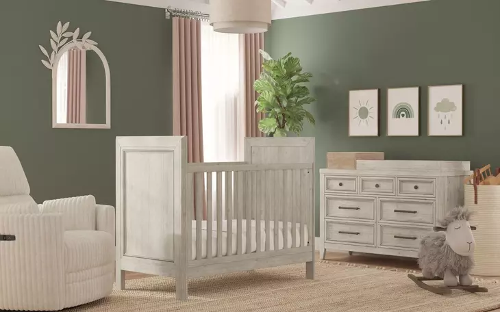 Carlson Washed Linen Classic Crib