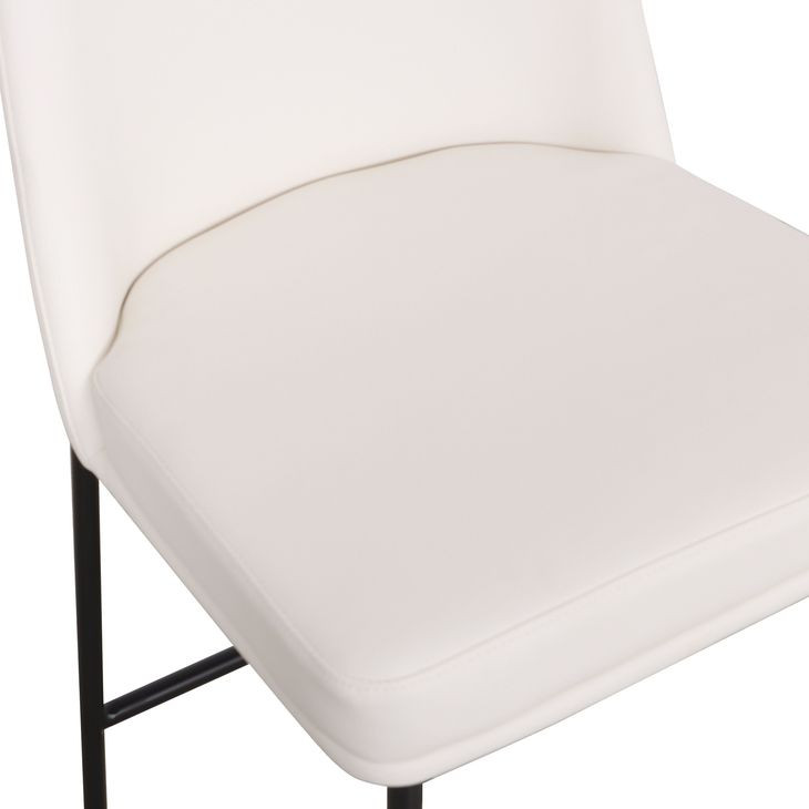 Sydney Cream Upholstered Counter Height Stool Set of 2