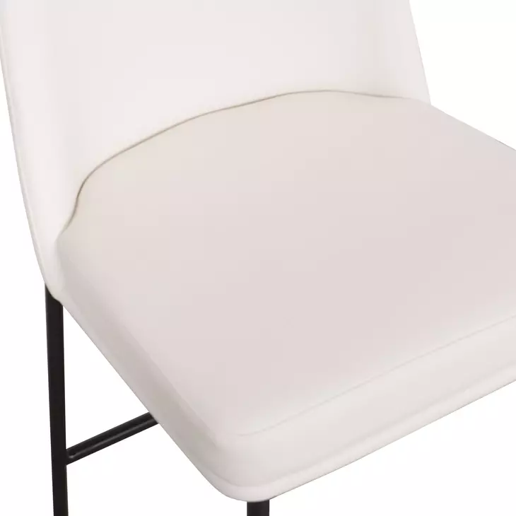 Sydney Cream Upholstered Counter Height Stool Set of 2