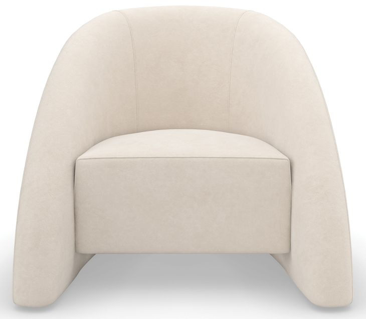 Movement Ivory Performance Fabric Upholstered Accent Chair