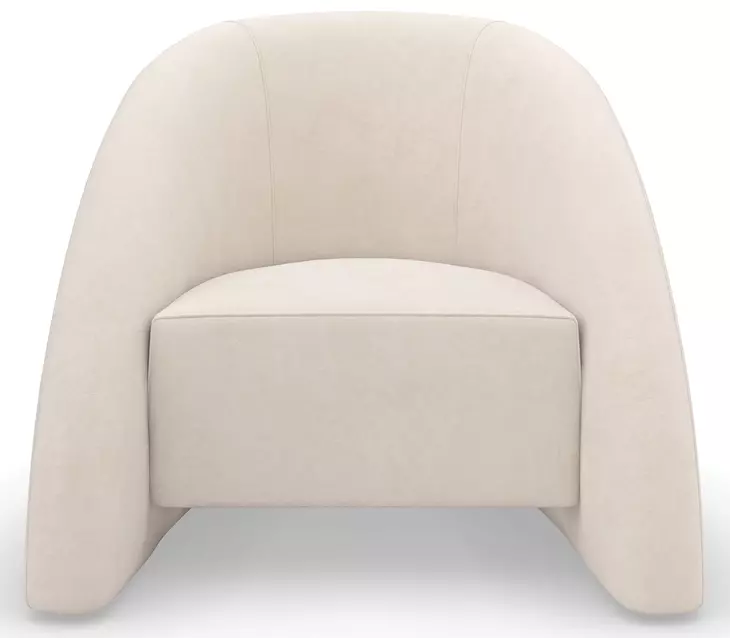 Movement Ivory Performance Fabric Upholstered Accent Chair