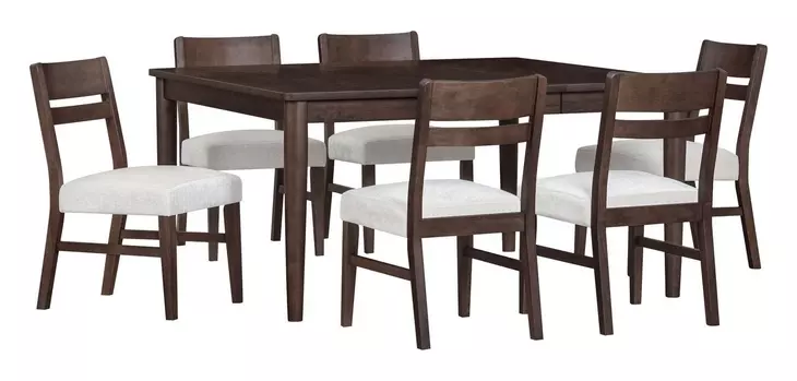 West End Saddle Brown Extendable Square Dining Room Set