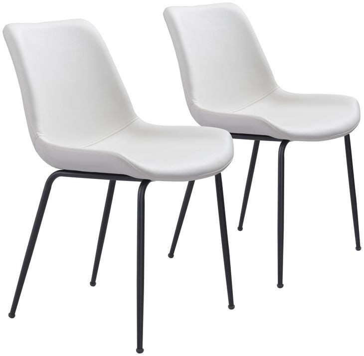 Byron White Dining Chair Set Of 2