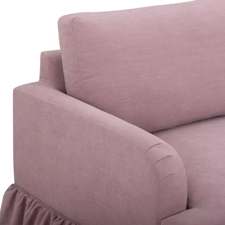 Gertrude Mauve Performance Fabric 90" Sofa