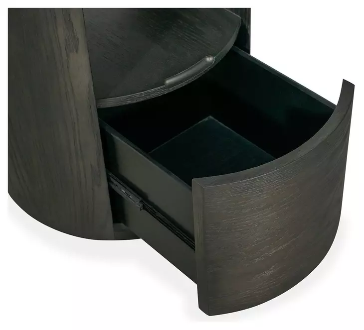 Saddlewood Coffee Bean Round End Table