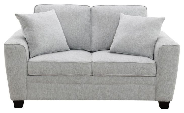Ashbury Soft Gray 64" Loveseat