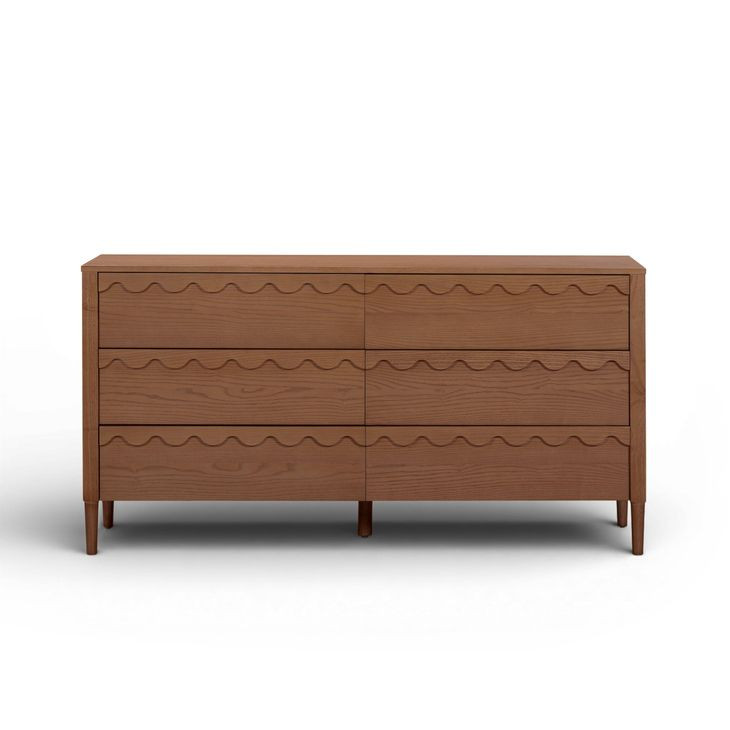 Oodle Walnut 6 Drawer Dresser