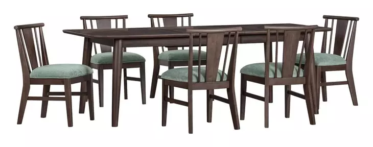 West End Saddle Brown 90" Extendable Rectangular Dining Table