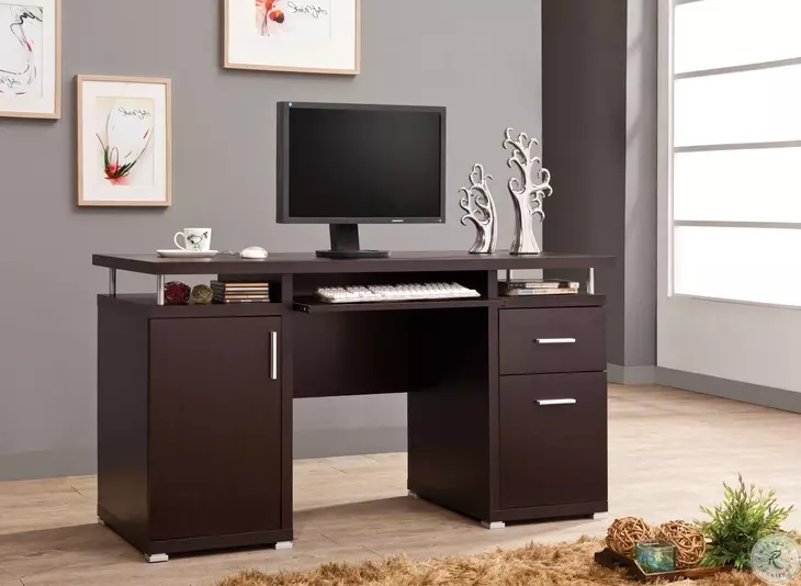 Tracy Cappuccino Computer Desk