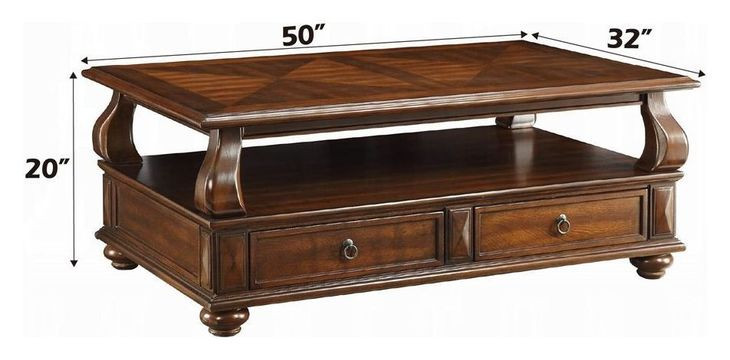 Amado Walnut Rectangular Cocktail Table