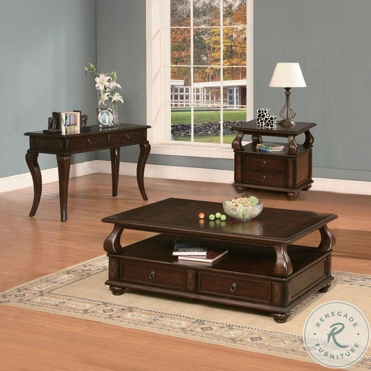 Amado Walnut Rectangular Sofa Table