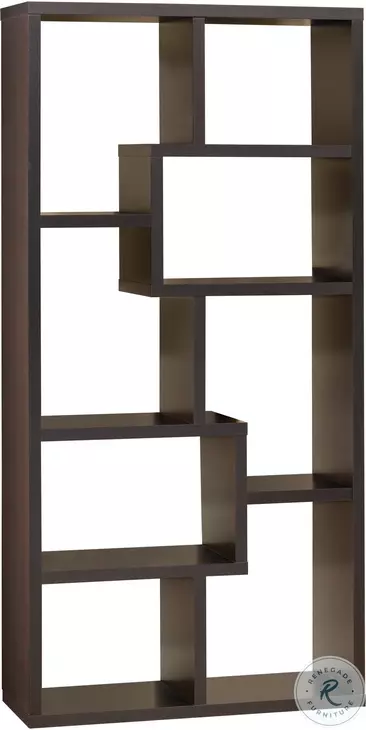 800264 Cappuccino Bookcase
