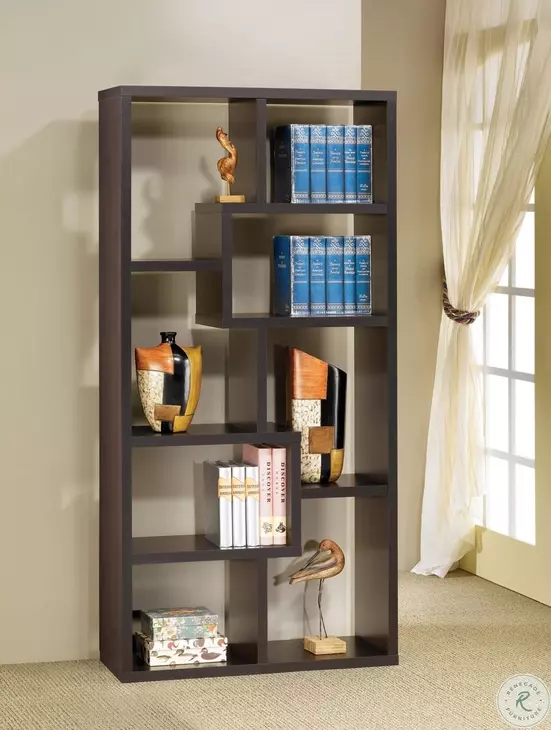 800264 Cappuccino Bookcase
