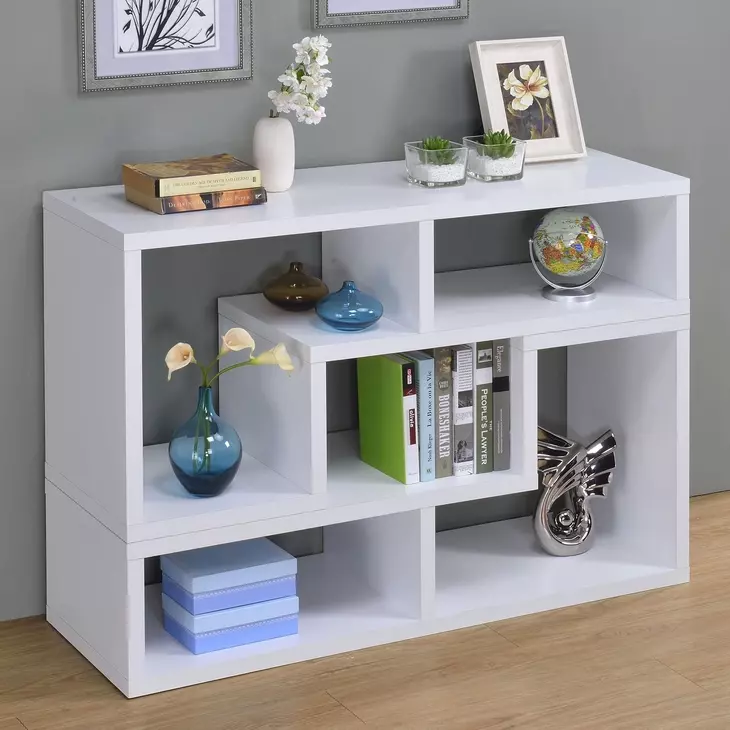 Velma White Convertible TV Console
