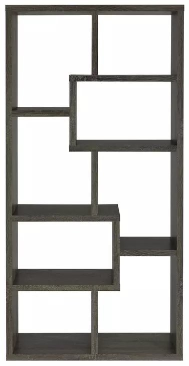 Theo Weathered Grey Bookcase 