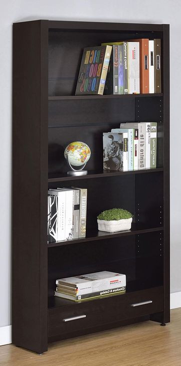 Skylar Cappuccino Bookcase