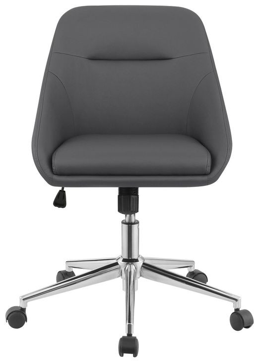 Jackman Grey Upholstered Office Chair