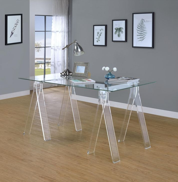 Amaturo Clear Acrylic Writing Desk