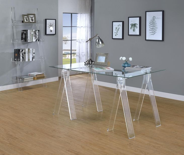 Amaturo Clear Acrylic Writing Desk