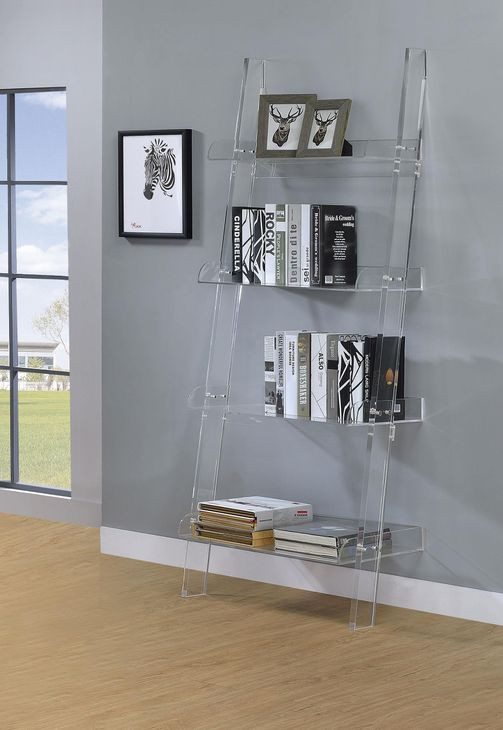 Amaturo Clear Acrylic Bookcase