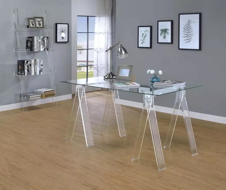 Amaturo Clear Acrylic Bookcase