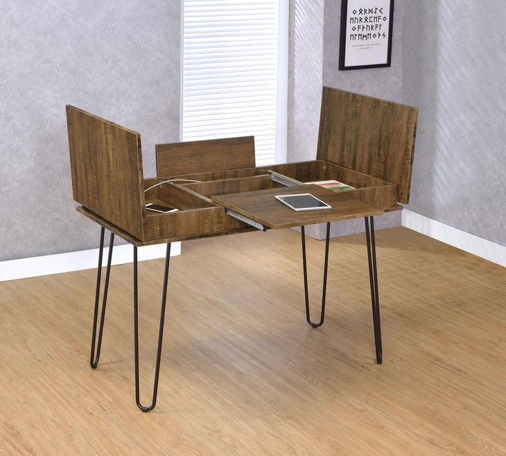 Sheeran Rustic Amber Writing Desk