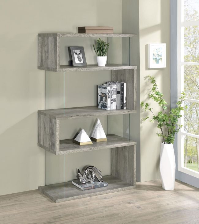 Emelle Grey Driftwood Bookcase