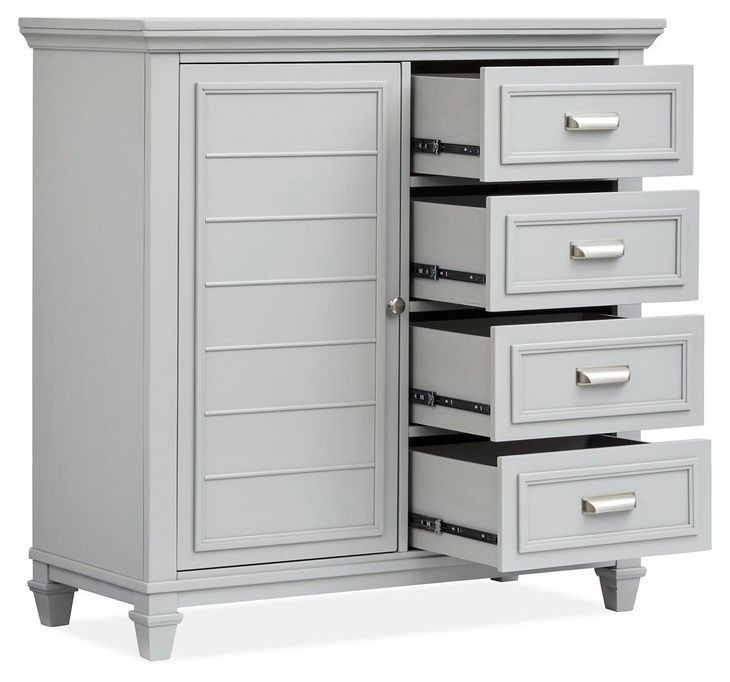 Harborwick Harbor Gray Storage Panel Bedroom Set