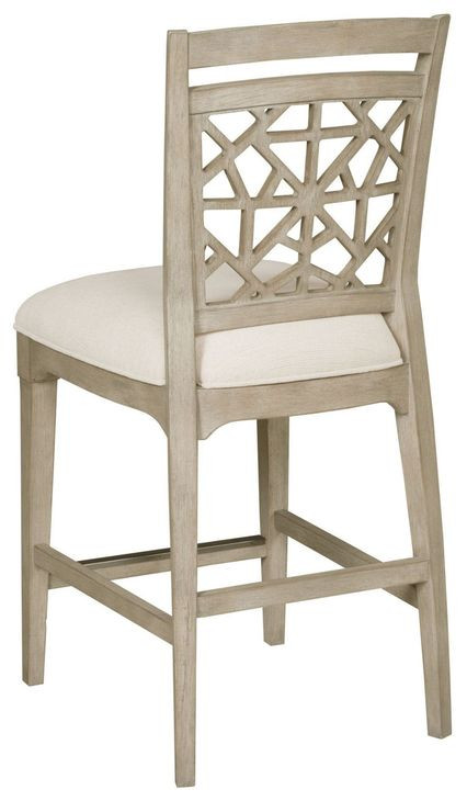 Essex Oyster Upholstered Counter Height Stool