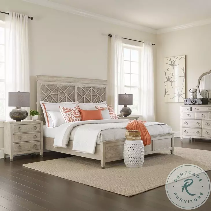 Summit Montclair Oyster Queen Panel Bed