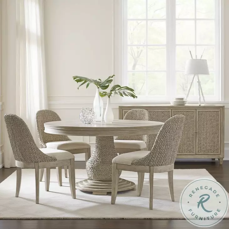 Summit Marbella Oyster Round Dining Table
