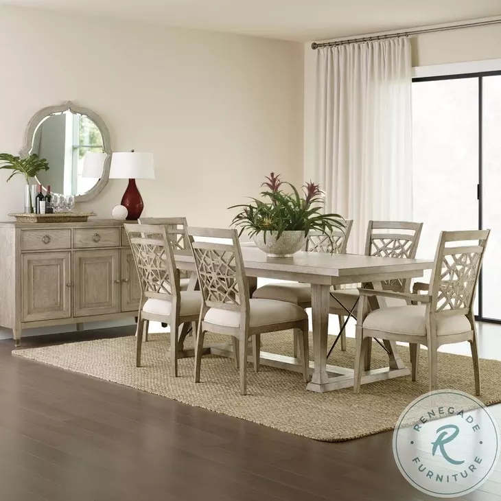 Summit Carrington Oyster Extendable Dining Room Set