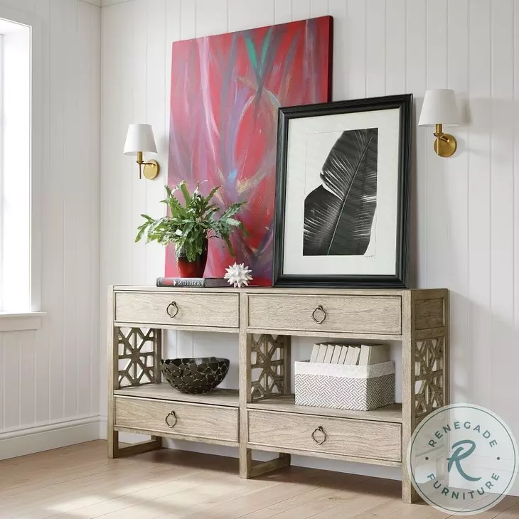 Summit Azure Bay Oyster Hall Console Table