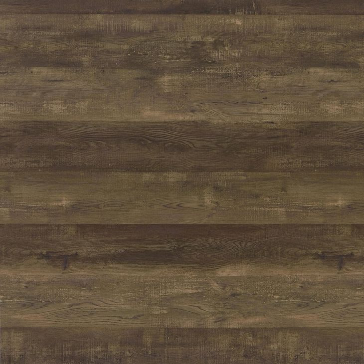 Elmcrest Black And Rustic Oak 24" Wall Shelf