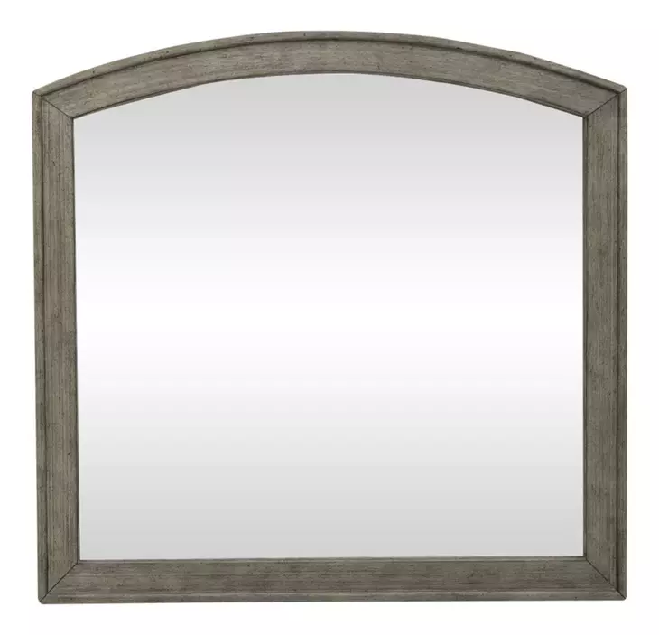 Avalon Burnished Beige Arched Dresser Mirror