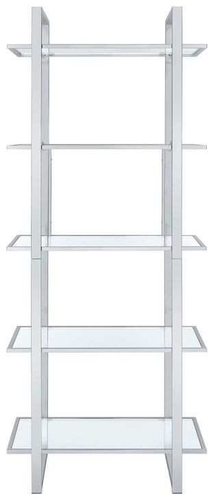 Hartford Chrome Bookcase