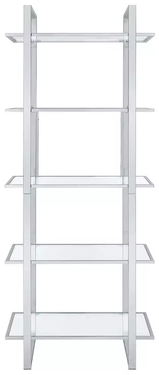 Hartford Chrome Bookcase
