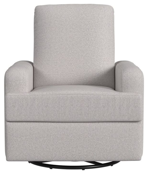 Trey Glider Stormy Gray Upholstered Rocker Power Recliner with USB Charging