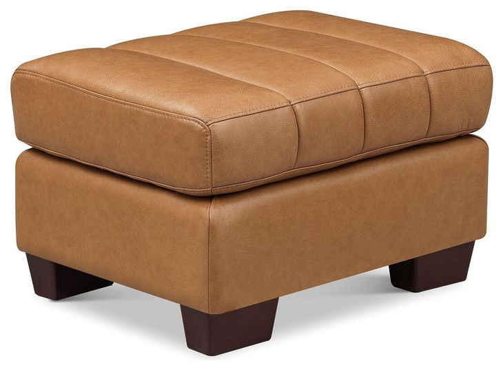 Baylor Cinnamon Brown Leather Living Room Set