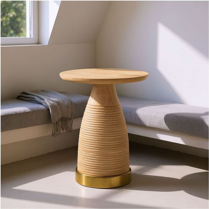Radiant Natural Side Table