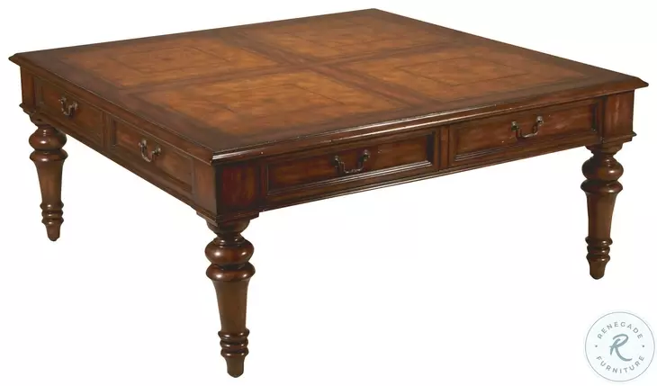 Reginold Aged Regency Cocktail Table