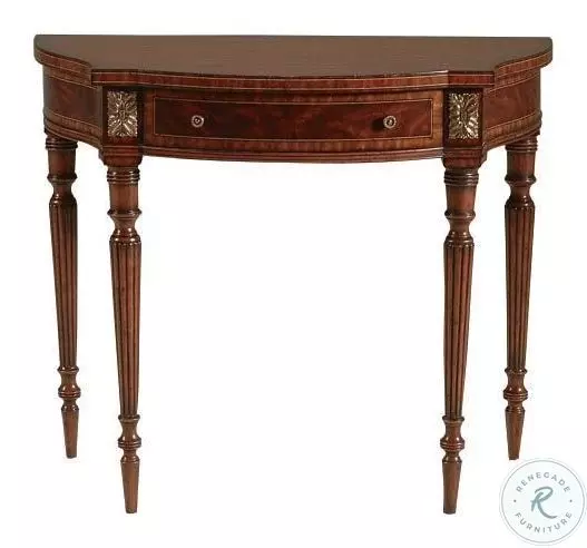 Reed Regency Mahogany Console Table