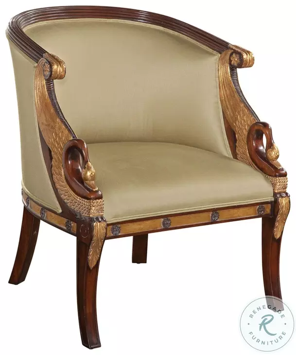 Swan Neutral Fabric Occasional Chair