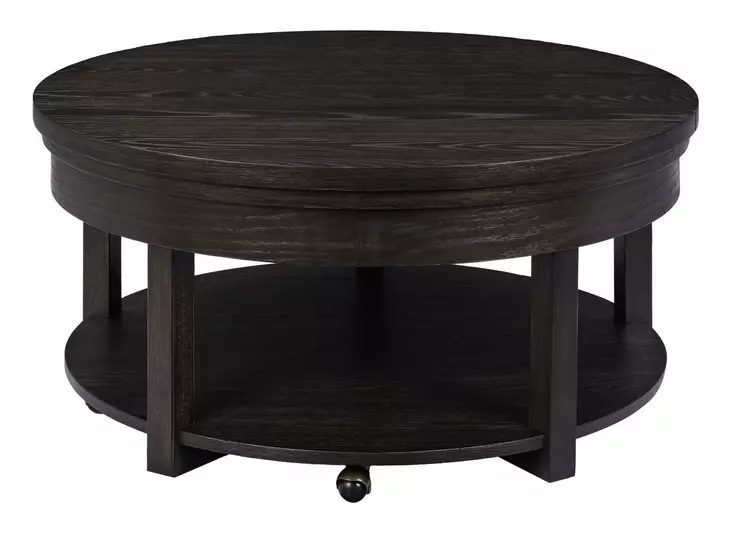 Weston Peppercorn Round Lift Top Cocktail Table